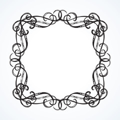 Vignette. Vector drawing