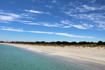 Beach of Woodman Point in Western Australia