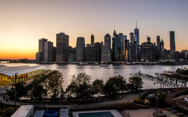 Fototapeta premium New York City By Night