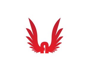 Falcon Wing Logo Template