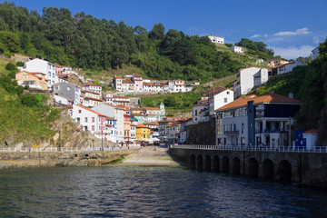 Fototapeta na wymiar Cudillero - A small town in the coast of Asturias
