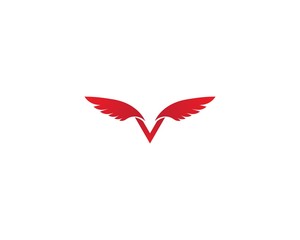 Fototapeta premium Falcon Wing Logo Template