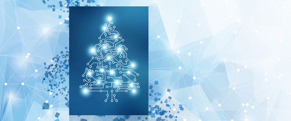 Elektronischer Weihnachtsbaum