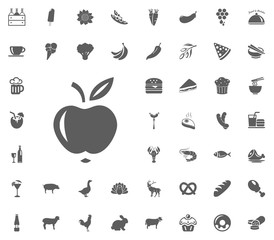 Food and Drinks vector icon set