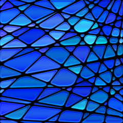 Naklejka premium abstract vector stained-glass mosaic background