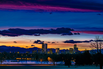 Fototapeta premium Denver Sunset