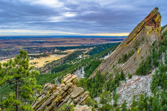 Flatirons in Boulder, Colorado