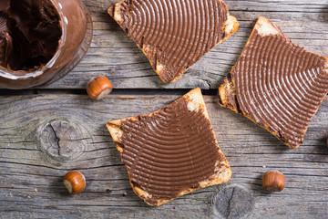 nut nougat cream sandwich