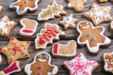 Christmas decoration with cookies