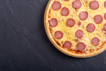 Italian pizza pepperoni