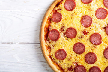 Italian pizza pepperoni