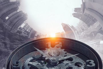 When time is passing. Mixed media