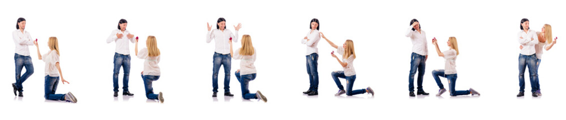 Fototapeta premium Pair of man and woman