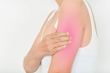 Arm pain in old women