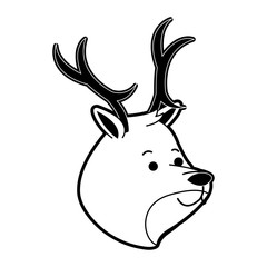 Reindeer cute cartoon