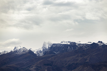 Snow Capped Mountains In Cochabamba Bolivia