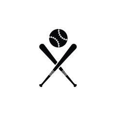 baseball bat and ball icon. Sports Accessory icon. Sport element icon. Premium quality graphic design. Signs, outline symbols collection icon for websites, web design, mobile app