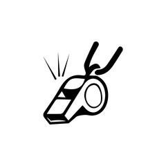 whistle icon. Sports Accessory icon. Sport element icon. Premium quality graphic design. Signs, outline symbols collection icon for websites, web design, mobile app