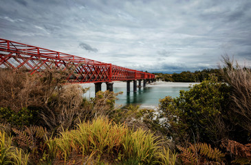 Taramakau Road Rail Bridge New Zealand