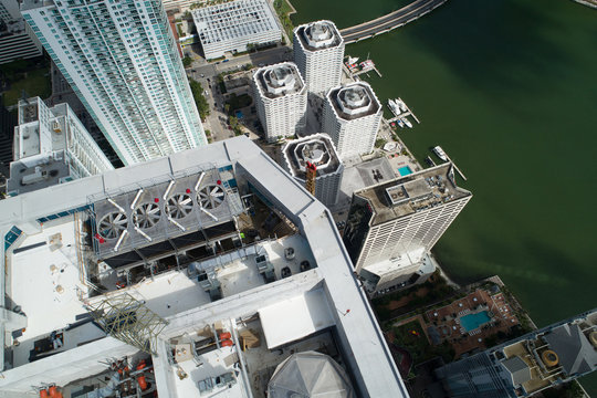 Aerial image of the Panorama Tower Brickell