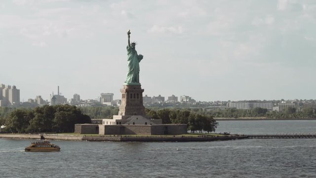 Statue of Liberty from the river