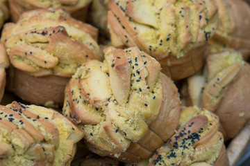 Chinese Street Food - Breads Xian China - Selective Focus