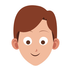 Obraz premium Man face cartoon
