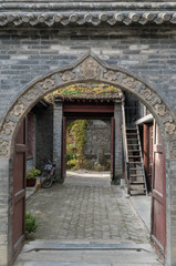 Fototapeta na wymiar Archway in Great Mosque in Xian China