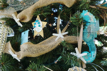 Nautical / marine themed christmas tree