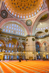 Obraz premium Suleymaniye mosque,Popular landmark in Istanbul,Turkey
