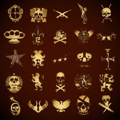 Fototapeta premium Heraldic elements