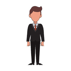 Businessman avatar cartoon