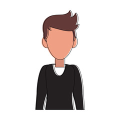 Businessman avatar cartoon