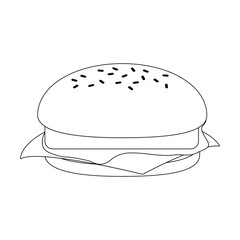 Hamburger fast food