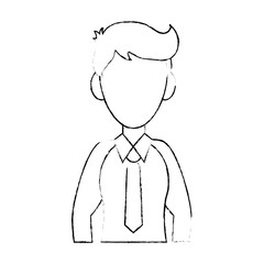 Businessman avatar cartoon