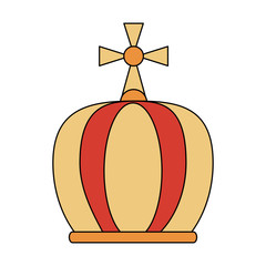 queen crown with cross