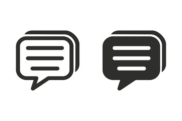 Chatting vector icon.