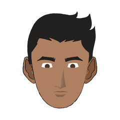 Young man cartoon