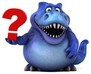 Fototapeta premium Fun dinosaur - 3D Illustration