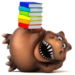 Fun Trex - 3D Illustration © Julien Tromeur