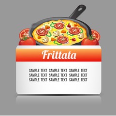 text template with frittata