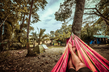 Entspannen im Hostel und einer Hängematte © danielpankoke