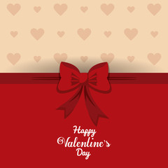 Fototapeta na wymiar Happy valentines day card vector illustration graphic design