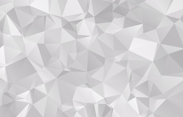 Light gray vector blurry triangle background design. Geometric background in style with gradient