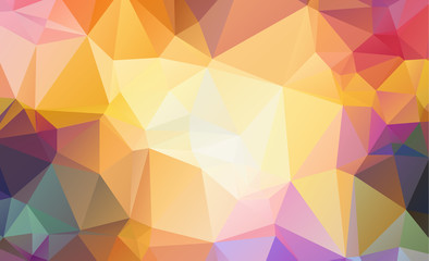 Fototapeta premium low poly geometric background consisting of triangles of different sizes and colors