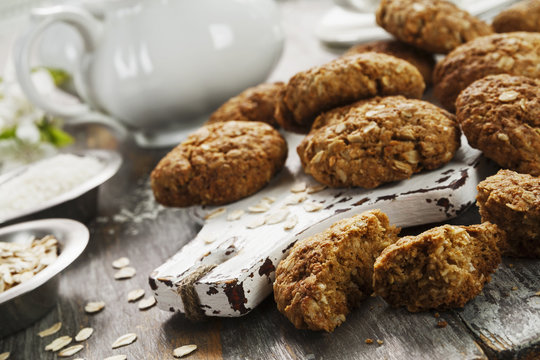 Homemade oatmeal cookies