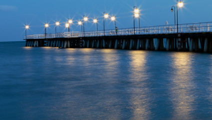 Wieczorne molo w Orłowie 3