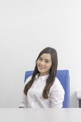 Portrait of a beautiful asian office lady