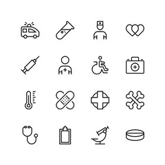 Fototapeta premium Pharmaceutical flat icon
