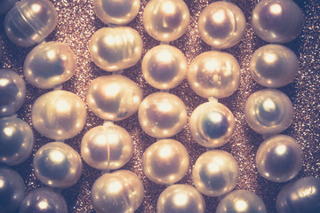 White Pearl Necklace Retro